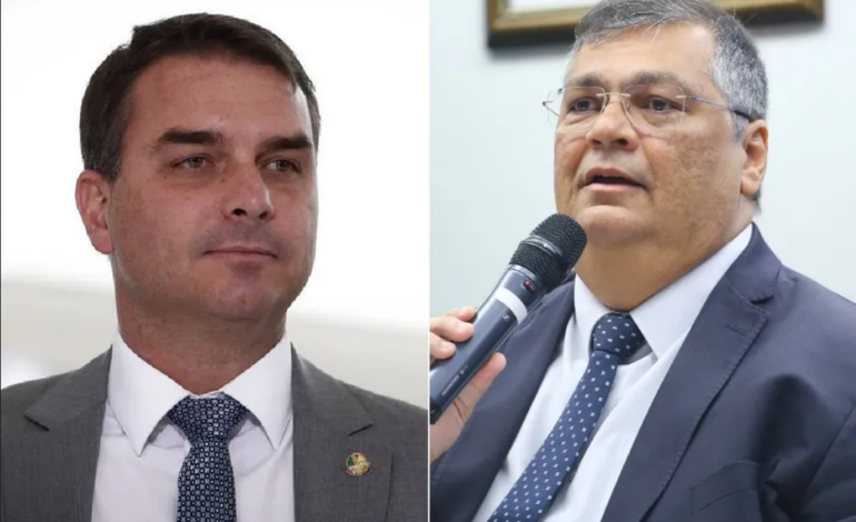 Flávio  Bolsonaro Solicita Afastamento de Flávio Dino da Justiça após Visita de “Dama do Tráfico”