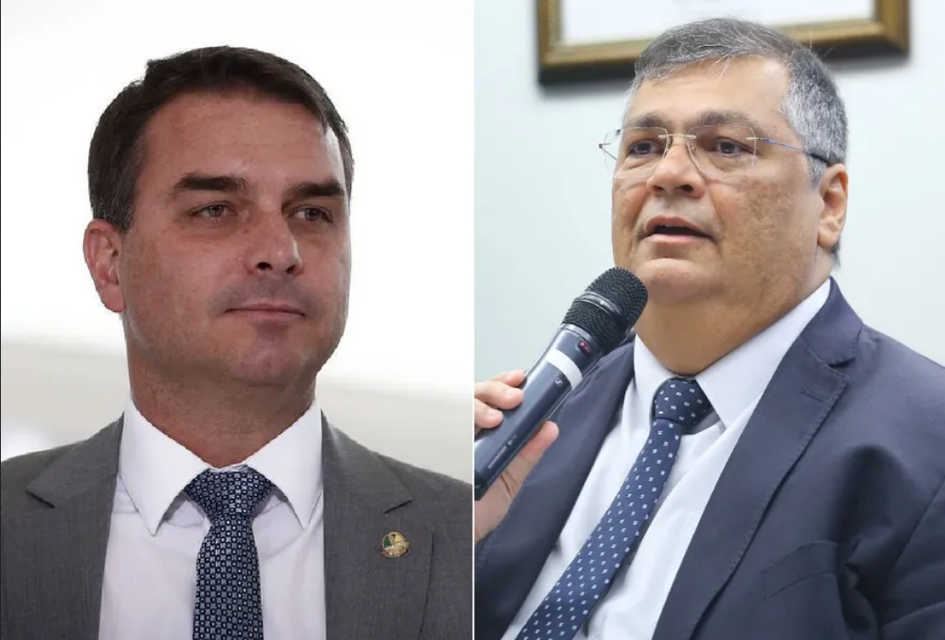 Flávio  Bolsonaro Solicita Afastamento de Flávio Dino da Justiça após Visita de “Dama do Tráfico”